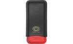 Кожаный чехол Partagas Series чёрно-красный с золотым логотипом
