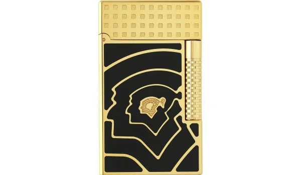 S.T. Dupont Le Grand Lighter Cohiba 60 черный и золотой C23472CL