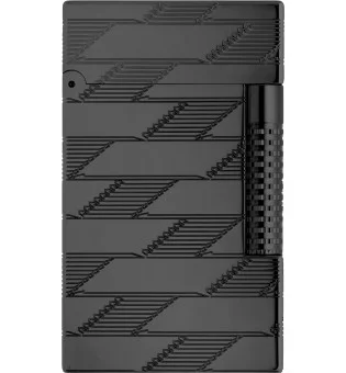 S.T. Dupont Le Grand Lighter Black Guilloche Monogram C23179