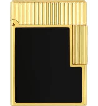 S.T. Dupont Ligne 1 Зажигалка Чёрный лак Жёлтое золото C14120