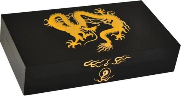Хьюмидор Elie Bleu Golden Dragon, цвет черный